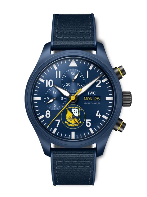 iwc 3213849|IWC Pilot Chronograph Blue Angels Edition IW389109.